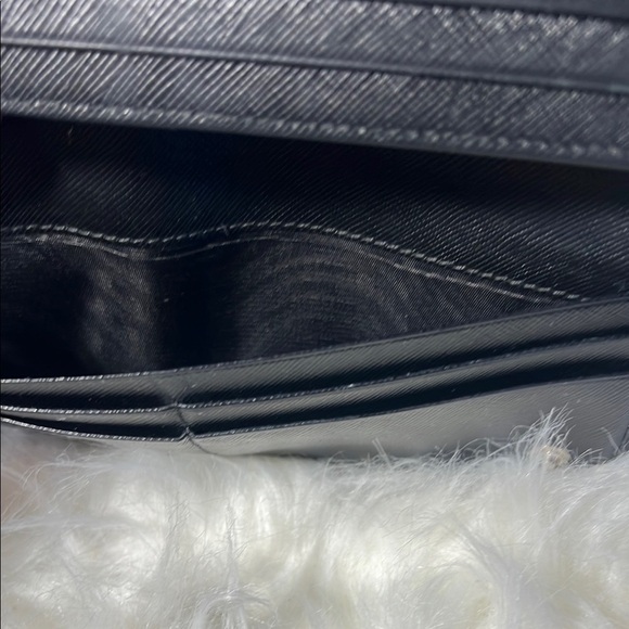 Prada Black Logo Vitello Move Long Leather Wallet p41 - Picture 8 of 16